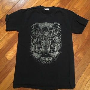 Live Fast Die Slow Biker Tee